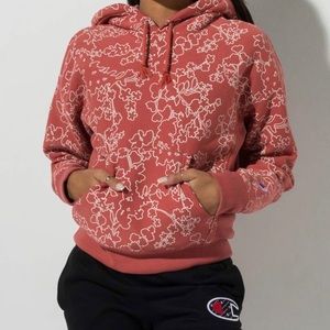 The Champion Reverse Weave Floral Print Hoodie